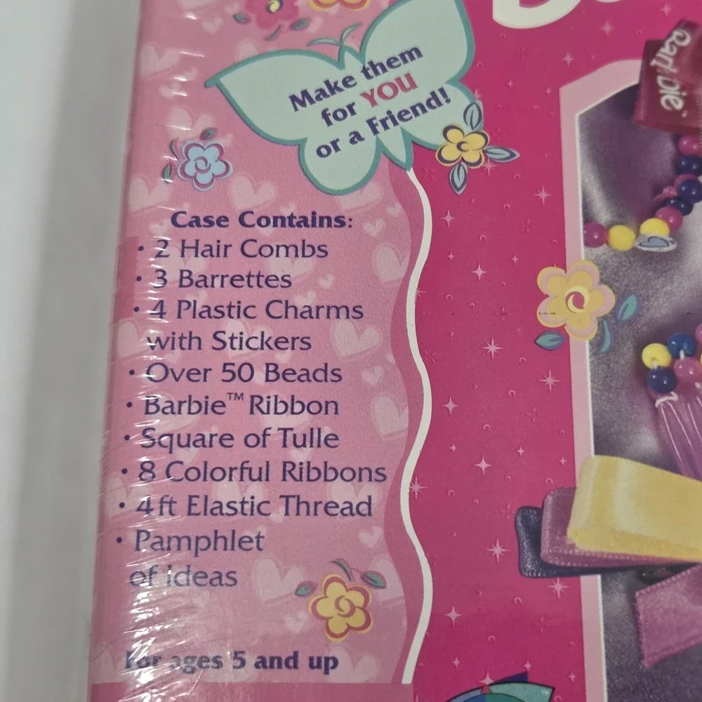 Vintage 1997 Barbie‎ Glamour Hair Wear Accessories Kit Case Flying Colors New